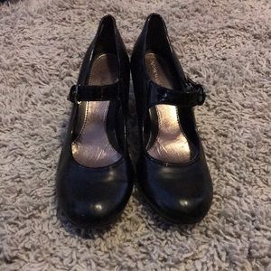 Black, Mary Jane, heels